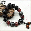 Multi Color Agate Bracelet Carnelian Pulseras Regalos Comunion Accesorios Moda Pulseras Charms Barrel Beads Bracelets Bangles