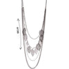Multi-Layer Leaves Necklace Acrylic Bohemian Vintage Long Sweater Necklace Pendant Chain  Jewelry Stray Neckace For Women