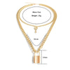 Multi Layer Lock Pendant Choker Necklace Women Punk Women Accessories Couple Jewelry Gift AM2207