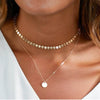 Multi Simple Women Coin Tassel Gold Chain Choker Necklace chocker Jewelry collana Bijoux Femme Joyas mujer Collier ras du cou