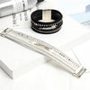 Multi Strands Gold Tone Stud Bracelet Gold Arrow Charm Link Stronger Magnetic Clasp Bracelet