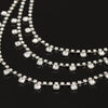 Multi layer diamond necklace  Claw chain  Short snake bone chain  female  Jewelry