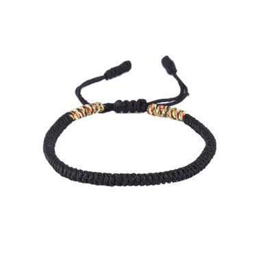 Multicolor Braided Rope Bracelet For Lovers Handmade King Kong Knot Lucky Red Charm Bracelet Hand Accessories