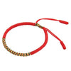 Multicolor Braided Rope Bracelet For Lovers Handmade King Kong Knot Lucky Red Charm Bracelet Hand Accessories