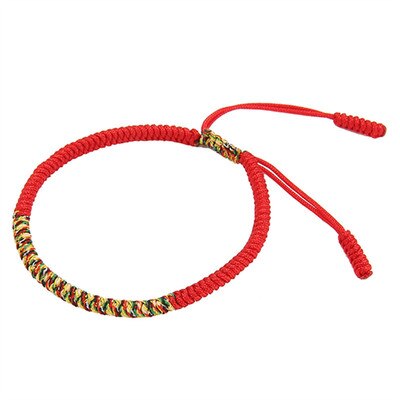 Multicolor Braided Rope Bracelet For Lovers Handmade King Kong Knot Lucky Red Charm Bracelet Hand Accessories