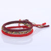Multicolor Braided Rope Bracelet For Lovers Handmade King Kong Knot Lucky Red Charm Bracelet Hand Accessories