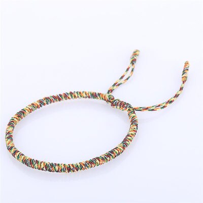 Multicolor Braided Rope Bracelet For Lovers Handmade King Kong Knot Lucky Red Charm Bracelet Hand Accessories