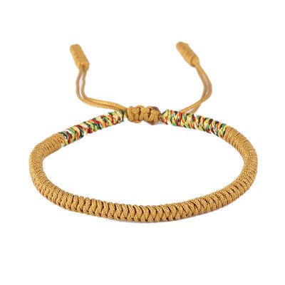 Multicolor Braided Rope Bracelet For Lovers Handmade King Kong Knot Lucky Red Charm Bracelet Hand Accessories