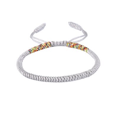 Multicolor Braided Rope Bracelet For Lovers Handmade King Kong Knot Lucky Red Charm Bracelet Hand Accessories