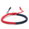 Multicolor Braided Rope Bracelet For Lovers Handmade King Kong Knot Lucky Red Charm Bracelet Hand Accessories