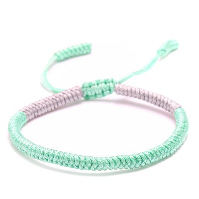Multicolor Braided Rope Bracelet For Lovers Handmade King Kong Knot Lucky Red Charm Bracelet Hand Accessories