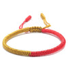 Multicolor Braided Rope Bracelet For Lovers Handmade King Kong Knot Lucky Red Charm Bracelet Hand Accessories