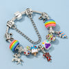 Multicolor Cartoon Enamel Ice Cream Charms Beads Cute Bunny Pendant DIY Charm Bracelet For Women Jewelry Gifts