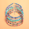 Multicolor Polymer Clay Choker Necklace for Women Boho Soft Pottery Handmade Collar Necklace Holiday Jewelry Beach Accessories