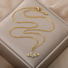 Multicolor Rainbow Zircon Necklace For Women Long Chain Charm Gold Color Necklaces Couple Wedding Band Aesthetic Jewerly