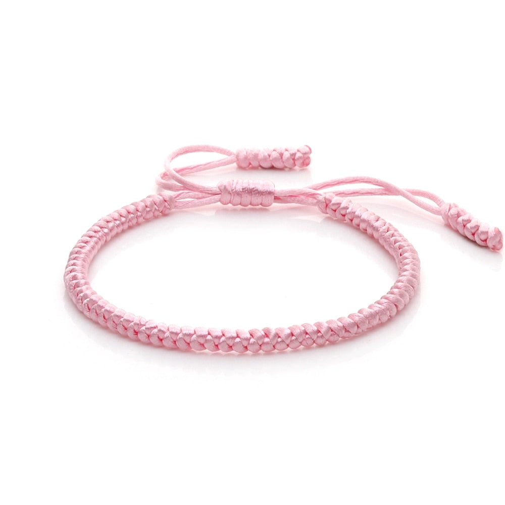 Multicolor Rope Lucky knots Bracelets Women Men Charm Woven Handmade Bangles Braided Adjustable Size Buddhism Jewelry Pulseras