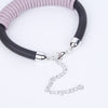 Multicolor Rubber Choker Necklace Women Punk MultiCircle Short Statement Necklaces Wedding Accessories Match Cloth Chokers