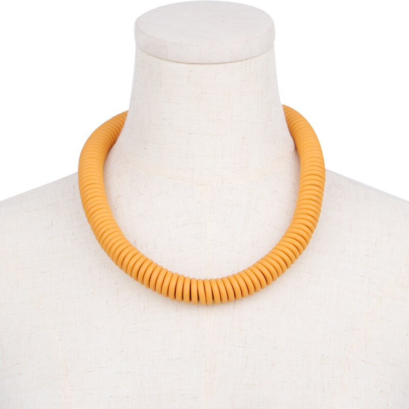 Multicolor Rubber Choker Necklaces For Women Punk Style Short Necklace Handmade Jewelry Punk Accessories Designer Jewellery Gift