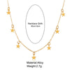 Multilayer Cactus Necklace Gold Silver Color Star Chain Necklaces for Women Bohemian Jewelry Accessories Friends Gift