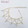Multilayer Layered White pearl necklace Choker women girl golden short Crude Hyperbole pearl beads chokers necklaces