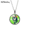 My Academia Hero Anime Antique Round Necklace Glass Cabochon Pendants Jewelry