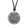 My shape Antique Tetragrammaton Pentacle Pentagram Pendant Charm Necklace Wiccan Talisman Pagen Amulet Jewelry