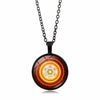 Mysterious Metatron Cube Necklace Jewelry Sacred Geometry Flower of Life Glass Pendant Magic Hexagram Necklaces for Women 2021