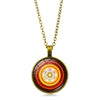 Mysterious Metatron Cube Necklace Jewelry Sacred Geometry Flower of Life Glass Pendant Magic Hexagram Necklaces for Women 2021
