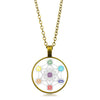 Mysterious Metatron Cube Necklace Jewelry Sacred Geometry Flower of Life Glass Pendant Magic Hexagram Necklaces for Women 2021