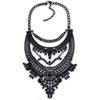 N689 Exaggeration Statement Necklaces & Pendants Vintage Crystal Choker Gold Silver Big Necklace Women Jewellery Wholesal