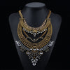 N689 Exaggeration Statement Necklaces & Pendants Vintage Crystal Choker Gold Silver Big Necklace Women Jewellery Wholesal