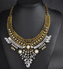 New SPX7380 Fashion Elegant Bohemian Bead Natural Big Rhinestone Maxi Pearl Collar Necklaces&Pendents Aliexpress