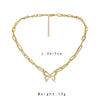 NEULRY Minimalist Elegant Butterfly Necklace Exclusive Design Chain Trendy Ladies