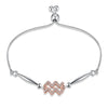 NEW 925 Silver Bracelet 12 Constellation Hand Chain Exquisite Shiny Zircon Link Chain Bracelets for Friend Partner Jewelry Gift