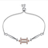 NEW 925 Silver Bracelet 12 Constellation Hand Chain Exquisite Shiny Zircon Link Chain Bracelets for Friend Partner Jewelry Gift