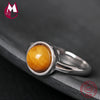 NEW 925 Sterling Silver Rings For Women Original Natural Stone Tiger Eye Women's Ring Handmade Wedding Ring Fine Jewelry YR42