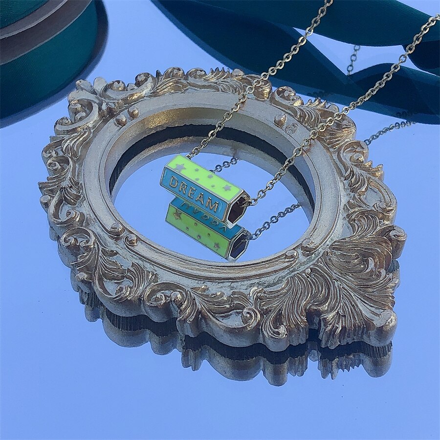 Copper Punk Link Chain Necklace Heart Turkish Evil Eye Pendant Charm Necklace Neck Decoration for Women Female Jewelry