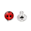 Ear Clip Earrings for Women Anime Jewelry Cosplay Circle and Ladies Polka Dot Cute Clip on Earrings Girls Party Gift