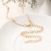 Gothic punk Single layer copper beads chain Article necklace all women sexy metal alloy Clavicle necklace jewelry