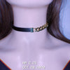 Japan Harajuku Punk Hip Hop Imitation Metal Flat Buckle Belt Choker Collar Cool Girl Jewelry Neckband for Women Party Gift
