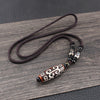 Nine Eye Tibet Dzi Pendant Drop Choker Nacklace Natural Stone Materials Fashionable Style Tibet Heaven Bead Bring Good Luck