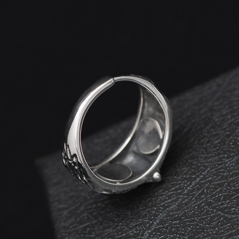 Retro Cute Simple Design Owl Ring Multicolor Eyes Silver Color Men Women Engagement Wedding Rings Jewelry Gifts Resizable