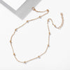 Simple Invisible Transparent Thin Line Gold Color Choker Necklace For Women Chain Necklace Bead Chocker Collier Femme Collar