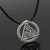 Supernatural Demon's Eyes Necklace Men's Women's Choker Punk Round Pendant Pagan Witcher Satanic Vintage Charm Jewelry Gifts
