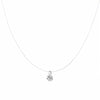 Trendy Invisible Fishing Line Clavicle Necklace Zircon Crystal Charm Pendant Choker Necklace Chain Necklaces Gifts for Women