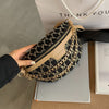 Unique Bag Design Retro Woolen Chest Bag Chain Waist Bag &amp; Elegant Shoulder Bag Messenger Bag Width 24cm