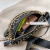 Unique Bag Design Retro Woolen Chest Bag Chain Waist Bag &amp; Elegant Shoulder Bag Messenger Bag Width 24cm