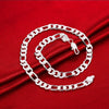 classic 925 Sterling Silver 10MM geometry chain necklace for men woman 20/24 inches designer wedding jewelry gifts