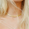 NK1082 European Hyperbole Chokers Necklaces Minimalist Tattoo Clavicle Collares Women Jewelry Leaf Fish Bone Arrow Coin Chain
