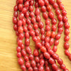 NK235 Tibetan Red Glass Beads Multi Layers Beaded Necklace For Women Bohemia Nepal Tribal Jewelry